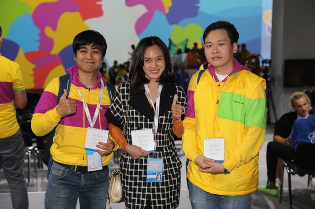 Việt Nam tham dự Festival Thanh niên, Sinh viên thế giới lần thứ 19 - 2
Đại diện đoàn Việt Nam tại WFYS 2017