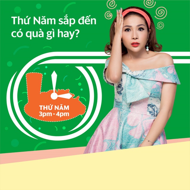 Giới trẻ đang sục sôi với trào lưu thứ Năm "vui vẻ" - 2 Còn Khả Như, dù có vất vả ăn kiêng cả 6 ngày trong tuần, thì thứ Năm cũng phải thả một bữa, vì chỉ có vào thứ Năm, lúc 3-4g chiều cô mới được thưởng thức món ngon đặc biệt. Có phải vì thế mà cô nhảy vui hơn trong clip không? Cũng với động tác đơn giản, truy cập vào đường link chương trình vào đúng khung giờ vàng 3-4g chiều thứ Năm! Với 500 điểm mà được thả ga thưởng thức món ngon sao cô nàng không nhảy múa. Mách nhỏ với bạn là lấy 500 điểm dễ như cái búng tay.