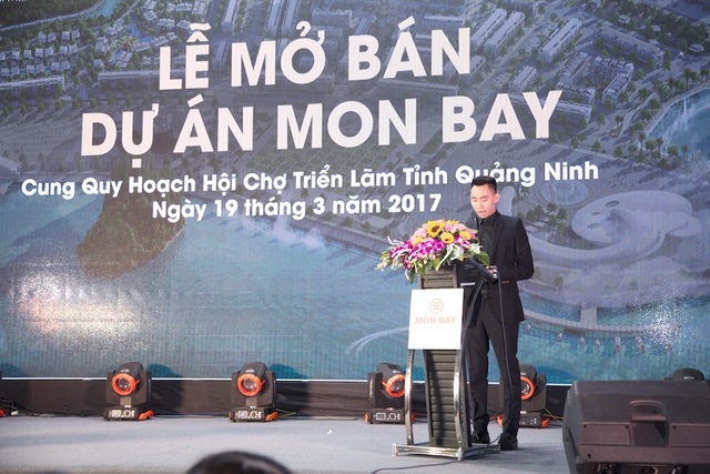 158 căn nhà ở liền kề dự án Mon Bay hoàn tất giao dịch trong giai đoạn bán hàng đầu tiên - 3 Ông Nguyễn Hải Đăng – Tổng giám đốc công ty TNHH HD Mon Hạ Long chia sẻ về tầm nhìn và định hướng của CĐT tại buổi lễ mở bán ngày 19/3