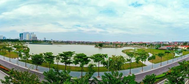 An Bình City vượt tiến độ, chính thức cất nóc tòa A5 - 3 Từ dự án cư dân có thể bao quát toàn khu hồ điều hòa 15ha