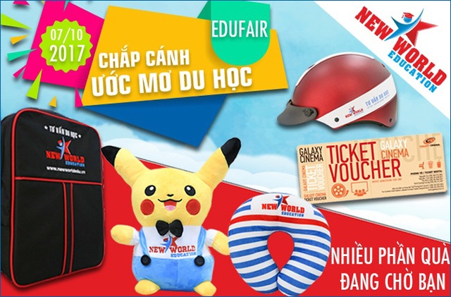 Edufair - Chắp cánh ước mơ du học Mỹ, Canada, Úc, New Zealand, Anh, Singapore và Philippines 2017-2018 - 3 Edufair - Chắp cánh ước mơ du học Mỹ, Canada, Úc, New Zealand, Anh, Singapore và Philippines 2017-2018 - 3