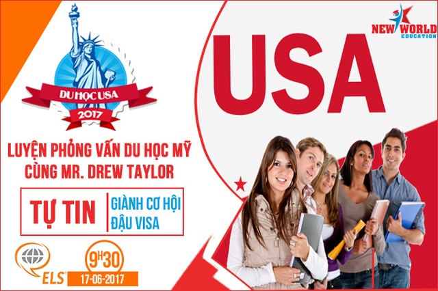 Luyện phỏng vấn du học Mỹ cùng Drew Taylor - Giám đốc tuyển sinh tập đoàn giáo dục ELS - 4 Luyện phỏng vấn du học Mỹ cùng Drew Taylor - Giám đốc tuyển sinh tập đoàn giáo dục ELS - 4