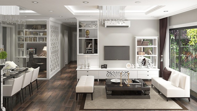 Căn hộ 4 phòng ngủ chiếm lĩnh thị trường BĐS Hà Nội - 4 Riverside Garden độc đáo ở thiết kế 4 phòng ngủ 133 m2 và mức giá chỉ 3,2 tỷ.