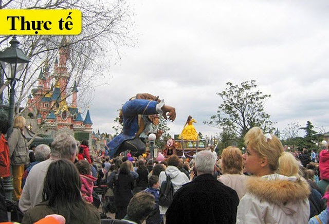 Công viên Disneyland ở Paris, Pháp.