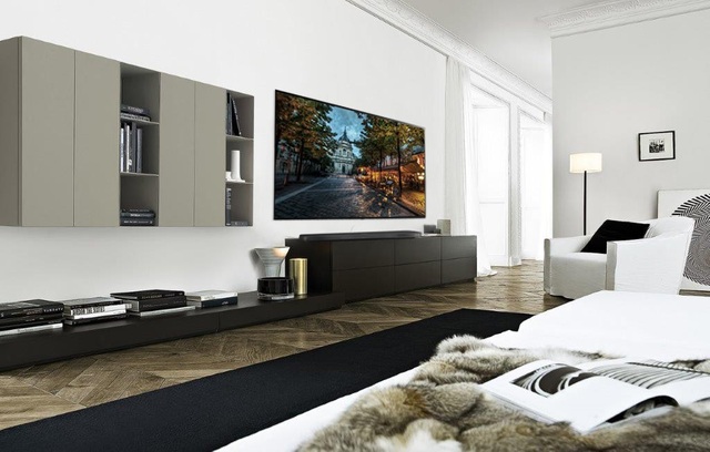 5 mẫu phòng khách tuyệt đẹp với TV OLED siêu mỏng - 5
Việc sở hữu LG OLED Signature W giúp không gian phòng khách trở nên hiện đại, tinh tế và đầy đủ tiện nghi.