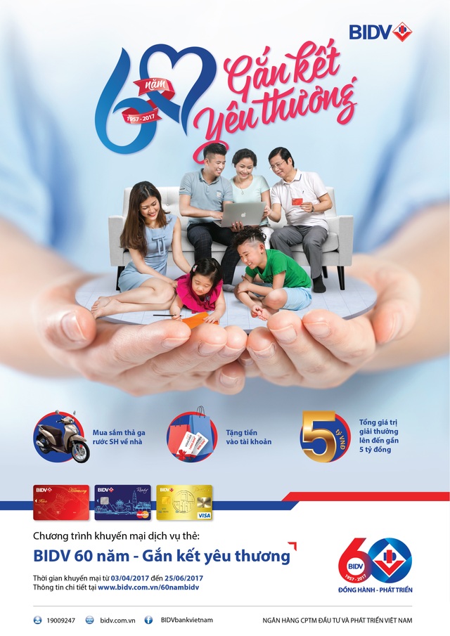 Ngân hàng BIDV với chương trình “60 năm gắn kết yêu thương” - 1 Ngân hàng BIDV với chương trình “60 năm gắn kết yêu thương” - 1