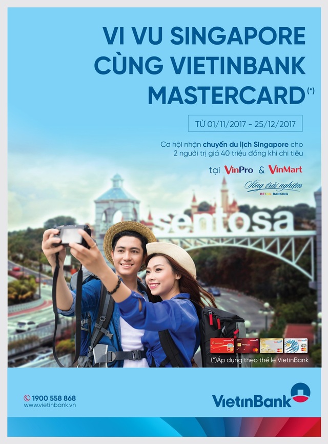 Vi vu Singapore cùng thẻ VietinBank MasterCard - 2 Vi vu Singapore cùng thẻ VietinBank MasterCard - 2