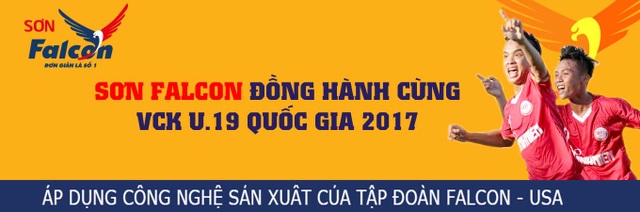 Bước đột phá của sơn Falcon - 3 Sơn Falcon đang đồng hành cùng giải U19 quốc gia diễn ra tại Quy Nhơn (Bình Định)