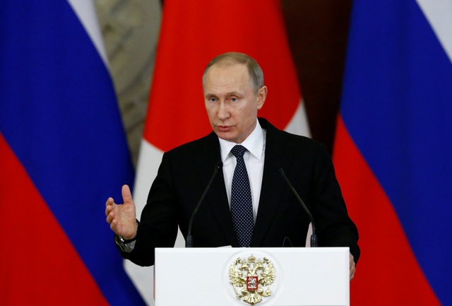 Tổng thống Putin sa thải hàng loạt quan chức cấp cao - 1 Tổng thống Vladimir Putin (Ảnh: Reuters)