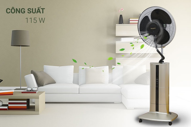 Có 2 triệu nên mua quạt phun sương hay máy làm mát không khí? - 5 Đối với thời tiết nắng nóng oi bức và khó chịu như tại các tỉnh miền Bắc thì quạt phun sương hoạt động hiệu quả hơn.