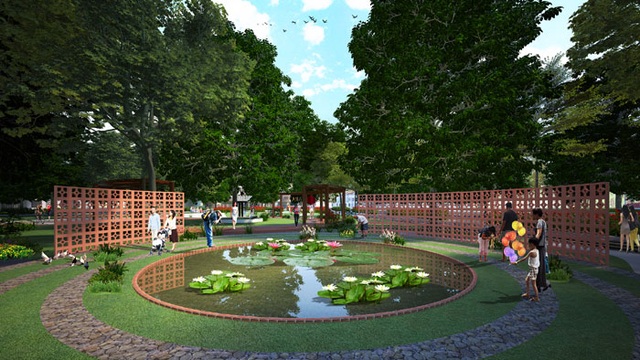 Tara Residence - bình yên trong lòng phố - 3 Khuôn viên xanh mát, thanh bình chính là điểm cộng của dự án