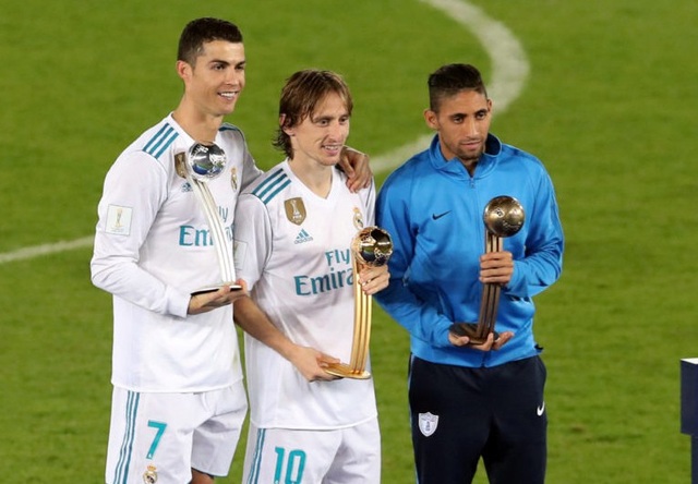 C.Ronaldo hụt giải Cầu thủ xuất sắc nhất FIFA Club World Cup - 1 C.Ronaldo hụt giải Quả bóng vàng ở FIFA Club World Cup vào tay Modric