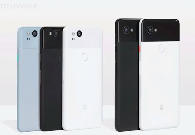 Google liên tục "đá xoáy" Apple tại sự kiện ra mắt sản phẩm mới - 3 Về kích thước, Google Pixel 2 và Pixel 2 XL lần lượt có màn hình là 5-inch và 6-inch. Tuy nhiên các tính năng trên 2 phiên bản này là gần như tương đồng. Google không quên đá xoáy Apple, nói rằng hãng không thêm các tính năng cao cấp trên dòng sản phẩm đắt tiền hơn, và người dùng có thể thoải mái lựa chọn kích thước phù hợp.