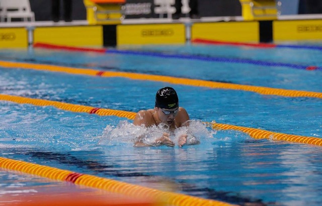 Nhật ký SEA Games 29 ngày 25/8: Kình ngư 15 tuổi Kim Sơn phá kỷ lục SEA Games - 7
Kim Sơn đã có màn nước rút tốc độ để phá kỷ lục SEA Games, ảnh: Q.H