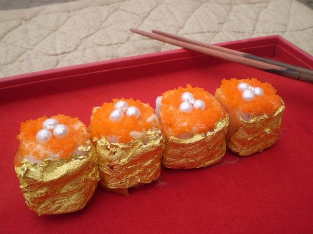 Những món ăn dát vàng dành riêng cho giới siêu giàu - 3 Những món ăn dát vàng dành riêng cho giới siêu giàu - 3