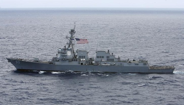 Tàu chiến Mỹ vào gần quần đảo Hoàng Sa - 1
Tàu khu trục USS Chafee (Ảnh: Reuters)