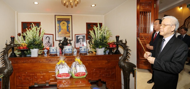 Tổng Bí thư thắp hương tưởng niệm Đại tướng Nguyễn Chí Thanh - 1
Nhân kỷ niệm 50 năm Ngày mất của Đại tướng Nguyễn Chí Thanh ( 6/7/1967- 6/7/2017), sáng 6/7/2017, Tổng Bí thư Nguyễn Phú Trọng, Bí thư Quân ủy Trung ương đến thắp hương tại Nhà tưởng niệm Đại tướng Nguyễn Chí Thanh, thành phố Hà Nội. Ảnh: Trí Dũng – TTXVN