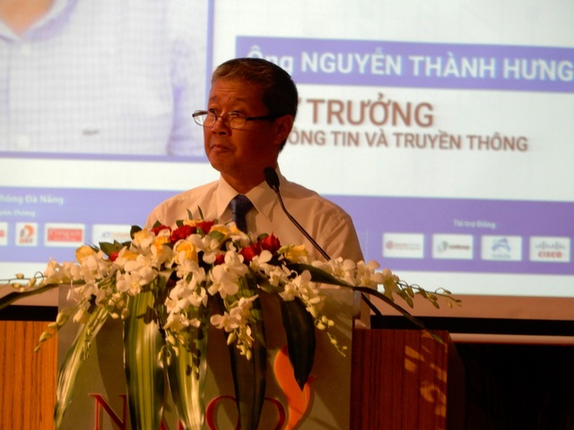 Đà Nẵng cần xác định cho mình một hướng đi dài hơi và bền vững - 2 Thứ trưởng Bộ Thông tin – Truyền thông Nguyễn Thành Hưng phát biểu tại hội thảo