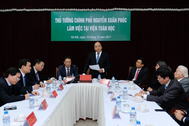 
Thủ tướng Nguyễn Xuân Phúc đã làm việc với Viện Toán học Việt Nam.

