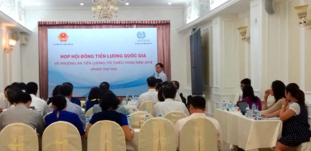 Lương tối thiểu 2018: Kịch tính bởi trái ngược quan điểm tại phiên họp sáng 28/7 - 1 Lương tối thiểu 2018: Kịch tính bởi trái ngược quan điểm tại phiên họp sáng 28/7 - 1