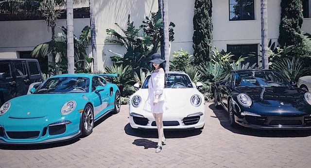 Cuộc sống sang chảnh của tiểu thư nổi danh Instagram Hội con nhà giàu Việt - 4 Xuất thân từ một gia đình kinh doanh xe hơi, Tiểu Giang có đam mê với các dòng xe sang