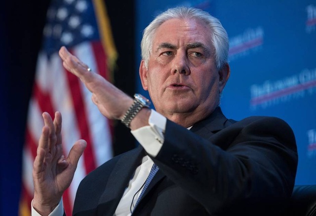 Mỹ cân nhắc đưa Triều Tiên trở lại danh sách tài trợ khủng bố - 1 Ngoại trưởng Mỹ Rex Tillerson (Ảnh: Getty)