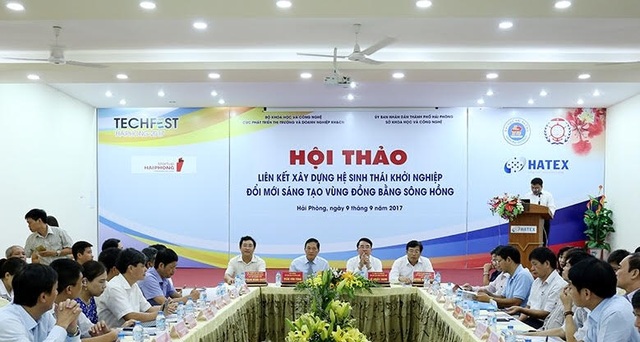 Hỗ trợ khởi nghiệp: Đầu tư Nhà nước chỉ là “vốn mồi” - 2
Hội thảo liên kết Hệ sinh thái khởi nghiệp ĐMST Vùng đồng bằng sông Hồng, một trong nhiều hoạt động của Techfest Hải Phòng.