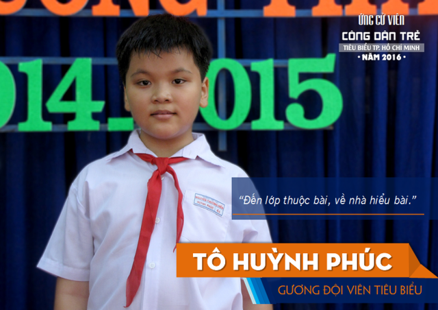 Công dân trẻ tiêu biểu 12 tuổi đoạt huy chương bạc cuộc thi Toán học Thế giới - 2 Em Tô Huỳnh Phúc, công dân trẻ tiêu biểu TPHCM 2016 đạt giải cao nhất của đoàn Việt Nam là HCB tại cuộc thi này