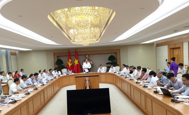 12 dự án yếu kém: "Tang thương nhất là có nhà máy phải bán sắt vụn" - 2 Toàn cảnh phiên làm việc của Tổ công tác của Thủ tướng với các bộ ngành, tập đoàn, tổng công ty về 12 dự án yếu kém ngành công thương (ảnh: BD)