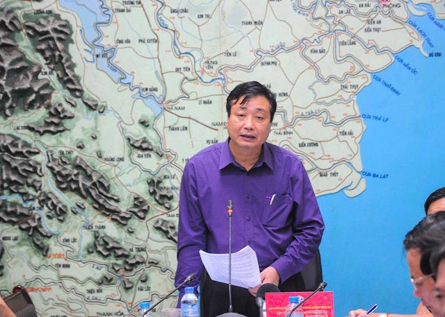 Chiều nay Hà Nội có thể mưa lớn giờ tan tầm - 3 Ông Trần Quang Hoài: Để xảy ra thiệt hại về người do áp thấp nhiệt đới là lỗi của chúng ta.