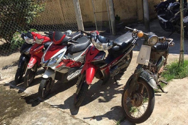 3 ngày, đột nhập nhà dân "khoắng" 6 xe máy - 2 Những chiếc xe máy do đối tượng lấy cắp trước đó