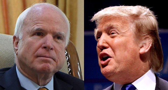 "Sóng ngầm" giữa Tổng thống Trump với phe Cộng hòa ở Thượng viện - 1
Thượng nghị sĩ đảng Cộng hòa John McCain đã bỏ phiếu phản đối thông qua dự luật Obamacare (Ảnh: AFP/Gage)