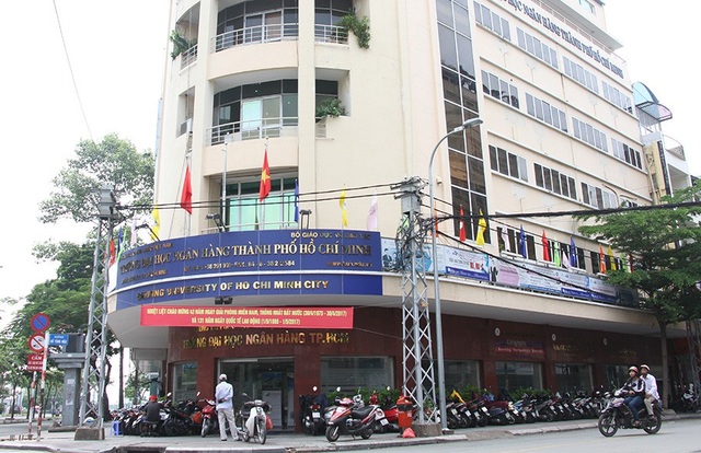 Không tái bổ nhiệm Hiệu trưởng trường ĐH Ngân hàng TP.HCM - 1 Cơ sở chính của trường ĐH Ngân hàng TPHCM ở quận 1