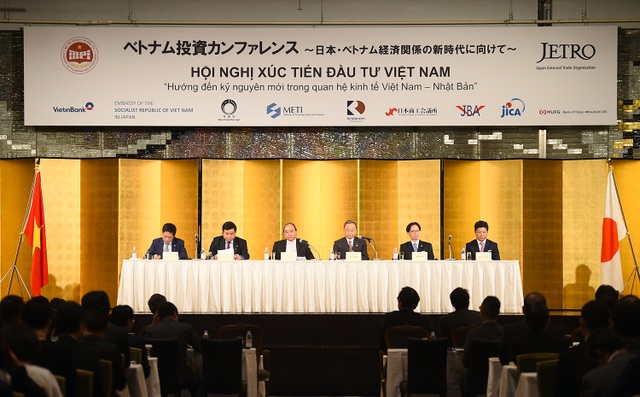 Thủ tướng Nguyễn Xuân Phúc:"Quan hệ gắn bó Việt-Nhật là nền tảng phát triển cho 2 quốc gia" - 2 Hội nghị xúc tiến đầu tư Việt Nam diễn ra tại Nhật Bản chiều 5/6