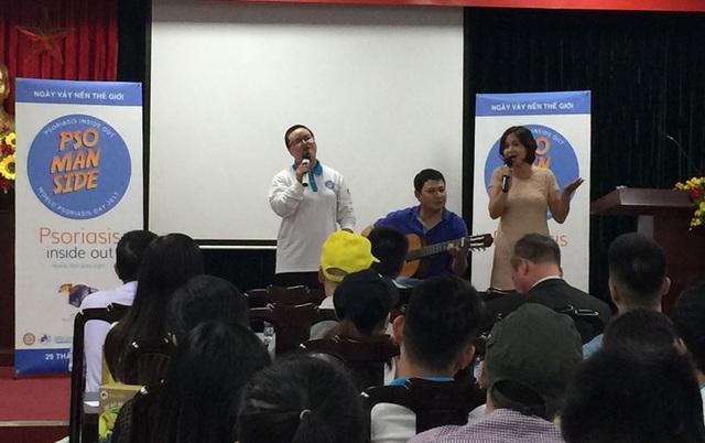 5 thách thức hàng triệu người mắc vảy nến đang phải đối mặt - 3 Các bệnh nhân vảy nến ngày càng tự tin với các hoạt động cộng đồng nhờ sự tích cực của Hội bệnh nhân Vảy nến (Ảnh: T.P)