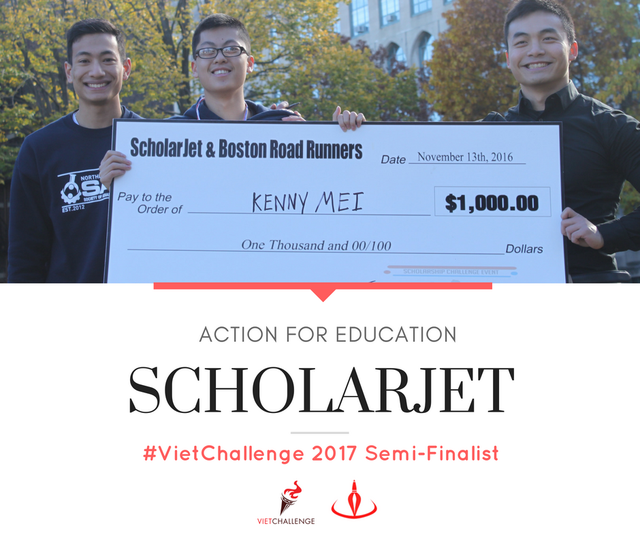 Phần mềm luyện kỹ năng phỏng vấn lọt vòng Bán kết VietChallenge - 6
ScholarJet là một ứng dụng giải quyết nhu cầu tìm kiếm việc làm thêm của các sinh viên bằng cách kết nối đến với những nhu cầu việc làm ngắn hạn hoặc thử thách. Các sinh viên được lựa chọn thử thách hoặc công việc mình muốn theo nhu cầu của người đặt ra việc làm và nhận một khoản tiền thù lao. Mục tiêu là để rút ngắn khoảng cách giữa nhu cầu làm ra tiền của sinh viên và các gói học bổng hấp dẫn.