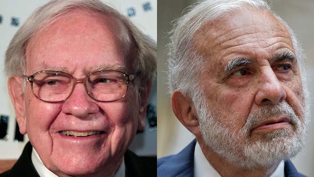 “Trận chiến đầu tư” giữa 2 tỷ phú Warren Buffett và Carl Icahn - 1
Tỷ phú Warren Buffett (bên trái) và tỷ phú Carl Icahn. (Nguồn: MarketWatch)