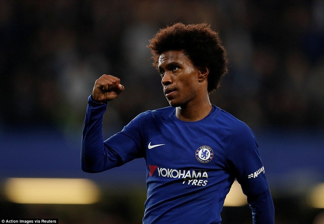 Vượt qua Everton, Chelsea vào tứ kết League Cup - 1
Willian ăn mừng sau khi ghi bàn cho Chelsea