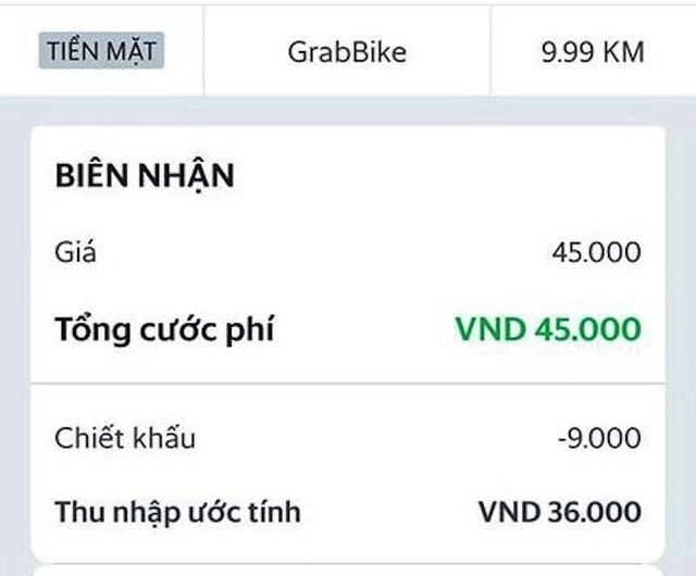 Grab “âm thầm” đưa mức chiết khấu cũ “về lại” với các tài xế Grabbike - 1 Mức chiết khấu 20% đã “quay về” với các tài xế Grabbike trong ngày 13/1