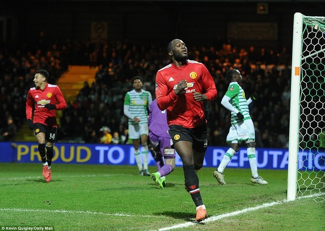 Sanchez ra mắt, MU giành vé vào vòng 5 FA Cup - 2
Lukaku ghi bàn ấn định chiến thắng cho MU