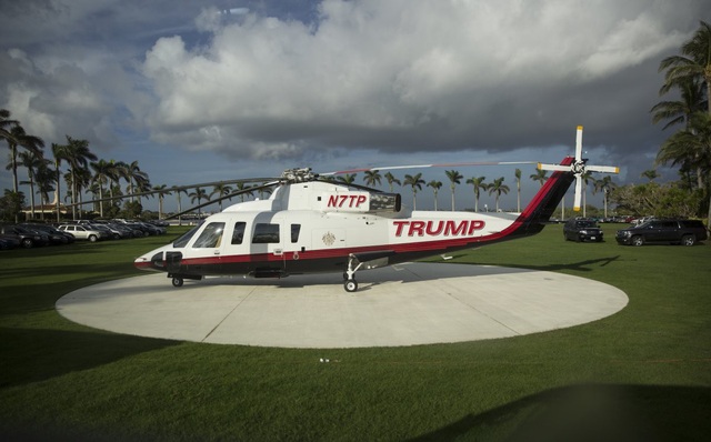 
Ông Trump có thể dùng trực thăng riêng để tới Mar-a-Lago. (Ảnh: AP)
