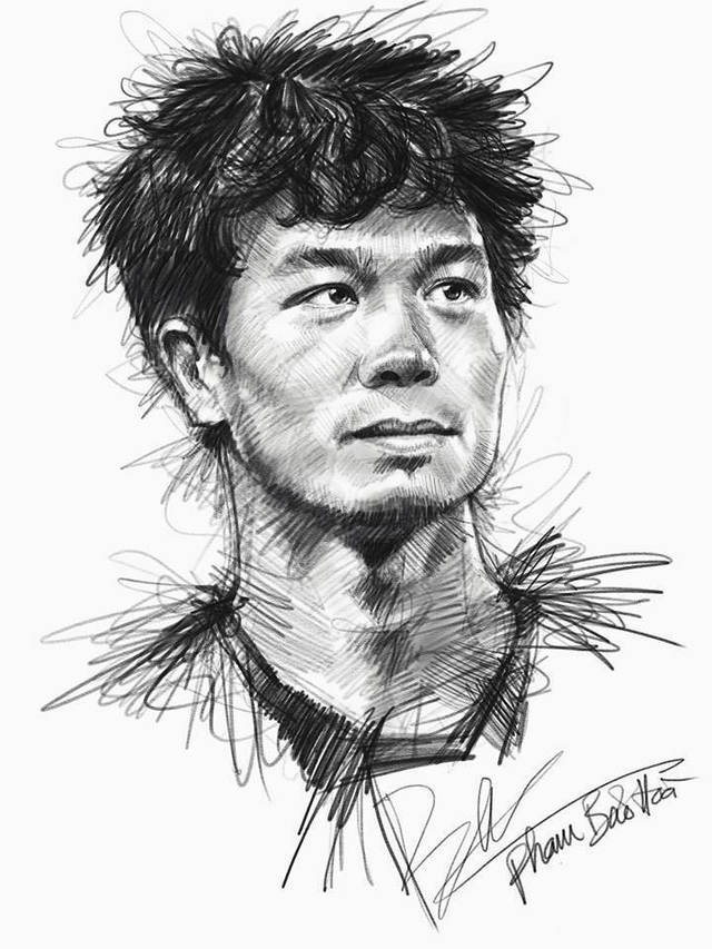 Ngắm bộ ký họa dàn tuyển thủ U23 Việt Nam cực "chất" - 12 Ngắm bộ ký họa dàn tuyển thủ U23 Việt Nam cực "chất" - 12