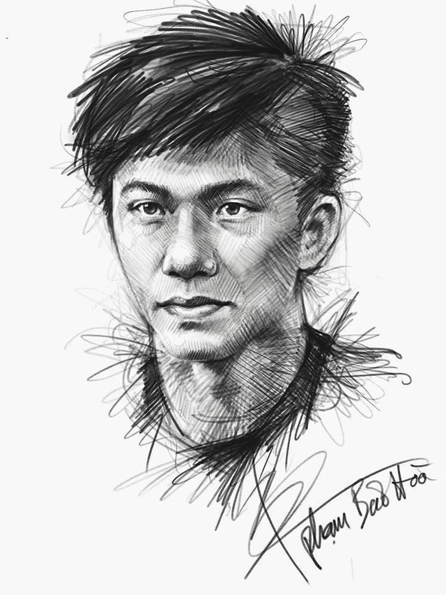 Ngắm bộ ký họa dàn tuyển thủ U23 Việt Nam cực "chất" - 5 Ngắm bộ ký họa dàn tuyển thủ U23 Việt Nam cực "chất" - 5