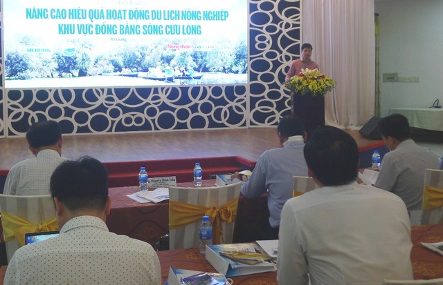 Bớt chê.... cùng gắn kết phát triển du lịch nông nghiệp - 1 Quang cảnh Hội thảo nâng cao hiệu quả hoạt động du lịch nông nghiệp khu vực Đồng bằng sông Cửu Long