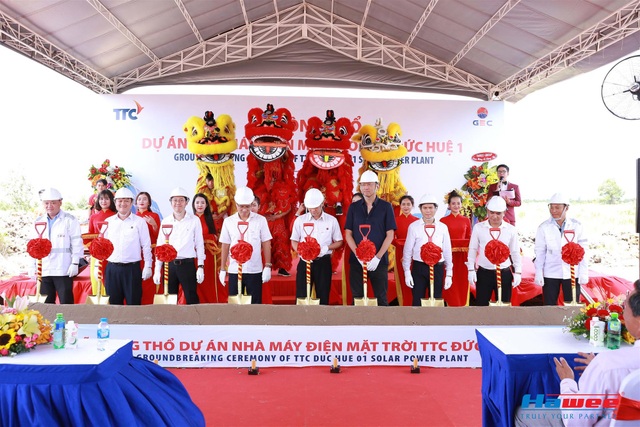 Động thổ Nhà máy Điện Mặt trời đầu tiên tại Long An - 1 Động thổ Nhà máy Điện Mặt trời đầu tiên tại Long An - 1