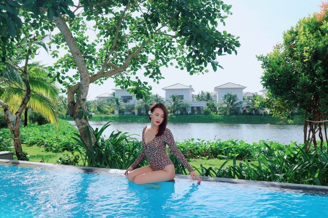 Bảo Thanh khoe mẹ chồng, mẹ đẻ gợi cảm không ngờ trong chuyến du lịch chung - 16 So với thời điểm một năm trước Bảo Thanh đã giảm cân khá nhiều, body cũng thon thả hơn.