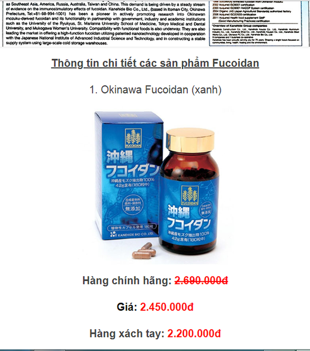 Thực hư công dụng thần dược fucoidan trị ung thư - 2 Thực hư công dụng thần dược fucoidan trị ung thư - 2