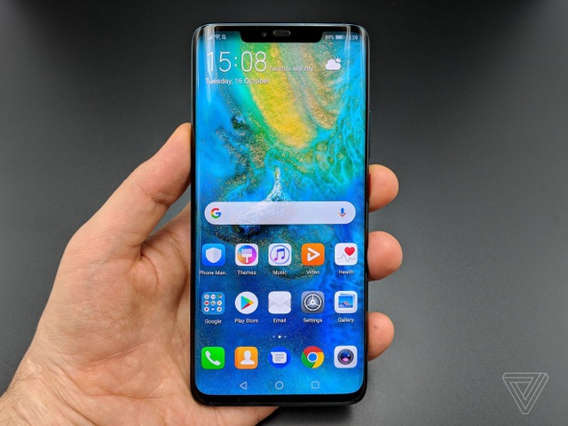 Mate 20 Pro sở hữu màn hình cong giống như trên các mẫu smartphone cao cấp của Samsung