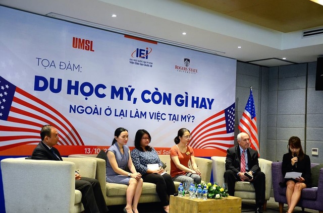 Talkshow “Du học Mỹ: còn gì hay, ngoài việc làm tại Mỹ”. - 1
Chia sẻ của các diễn giả