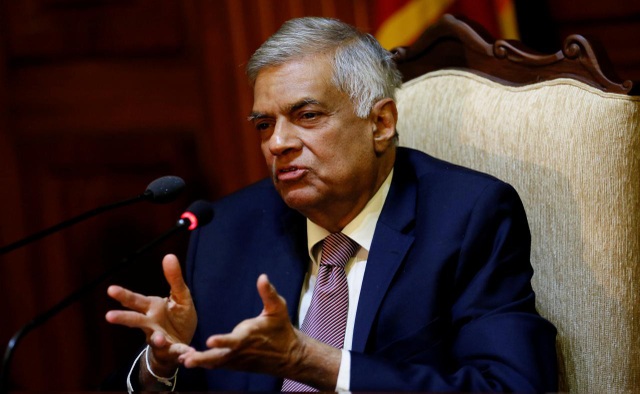 Thủ tướng Sri Lanka Ranil Wickremesinghe sẽ đến thăm Ấn Độ vào cuối tuần này (Ảnh: Reuters)